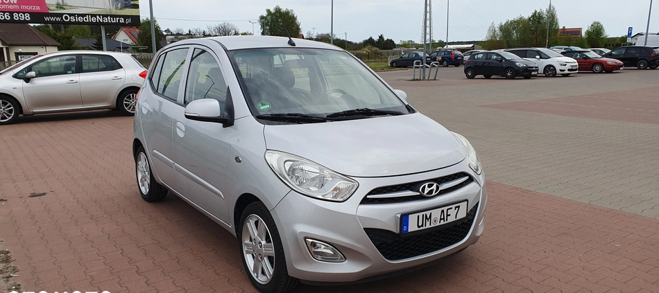 Hyundai i10 cena 17900 przebieg: 152423, rok produkcji 2012 z Szczecin małe 191